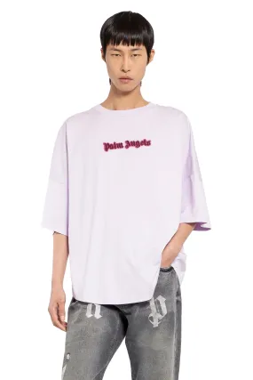 PALM ANGELS MAN PURPLE T-SHIRTS & TANK TOPS