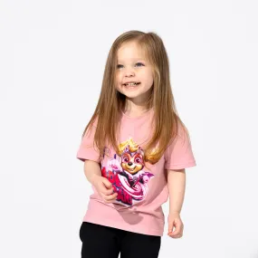 PAW Patrol: The Mighty Movie Skye Dusty Rose Bamboo Terry Kids Oversized T-Shirt