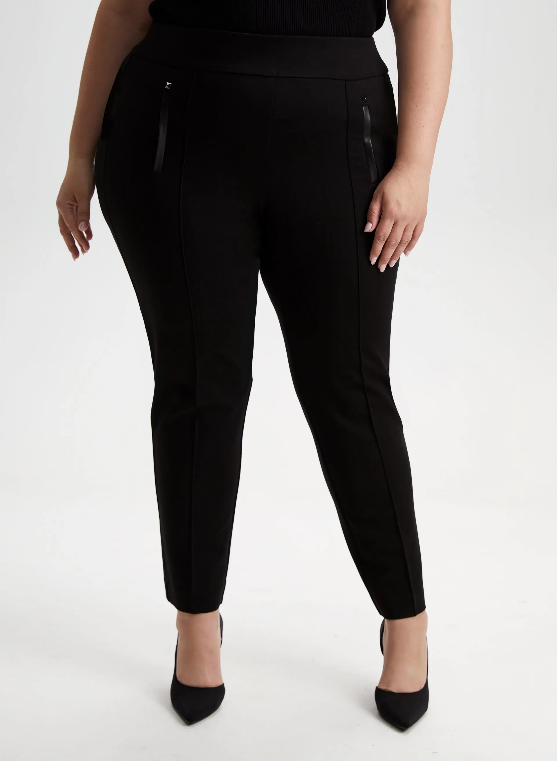 Pull-On Slim Leg Pants