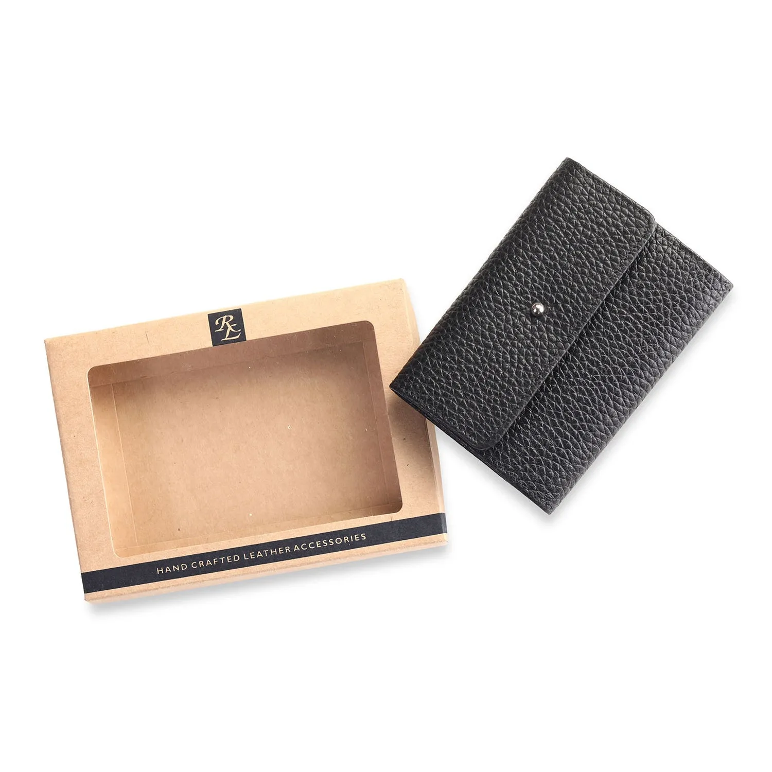 RL Stud Leather Multi Card Holder