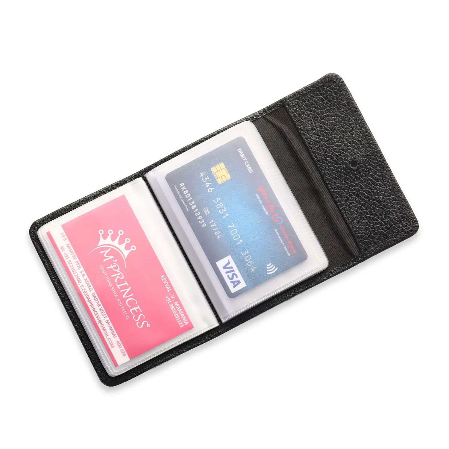 RL Stud Leather Multi Card Holder