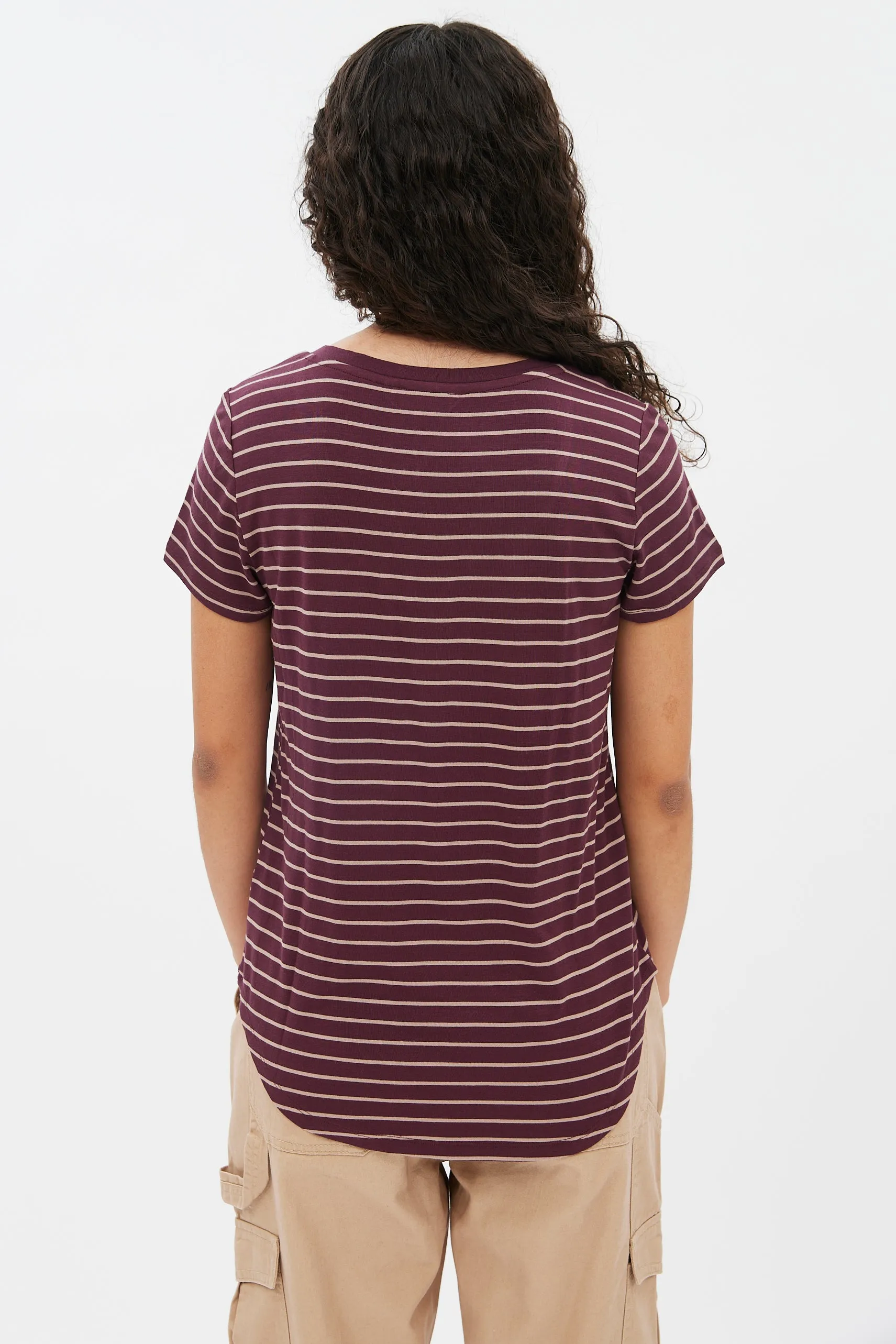 Short Sleeve V-Neck Relaxed Tee