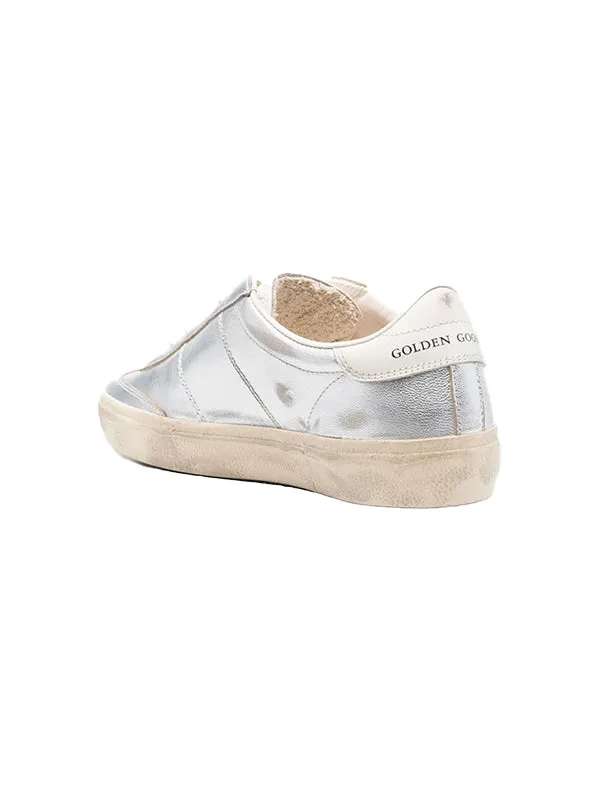 Soul-Star Laminated Sneaker in Silver