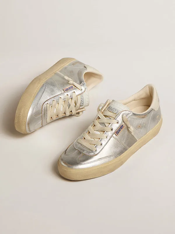 Soul-Star Laminated Sneaker in Silver