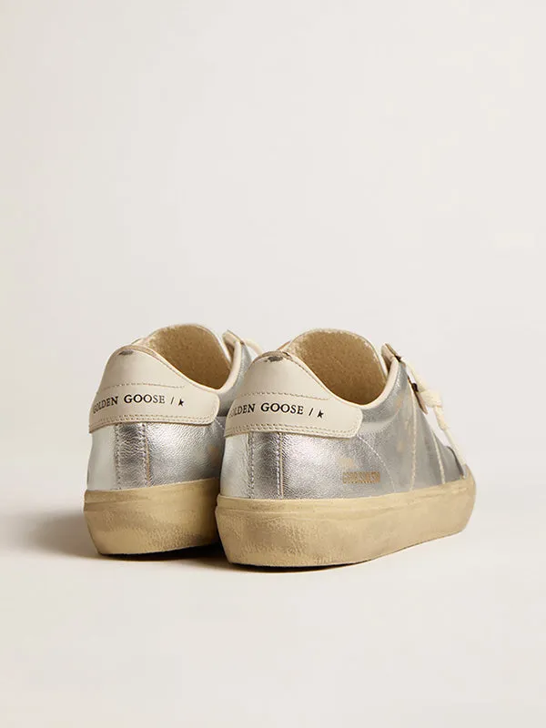 Soul-Star Laminated Sneaker in Silver