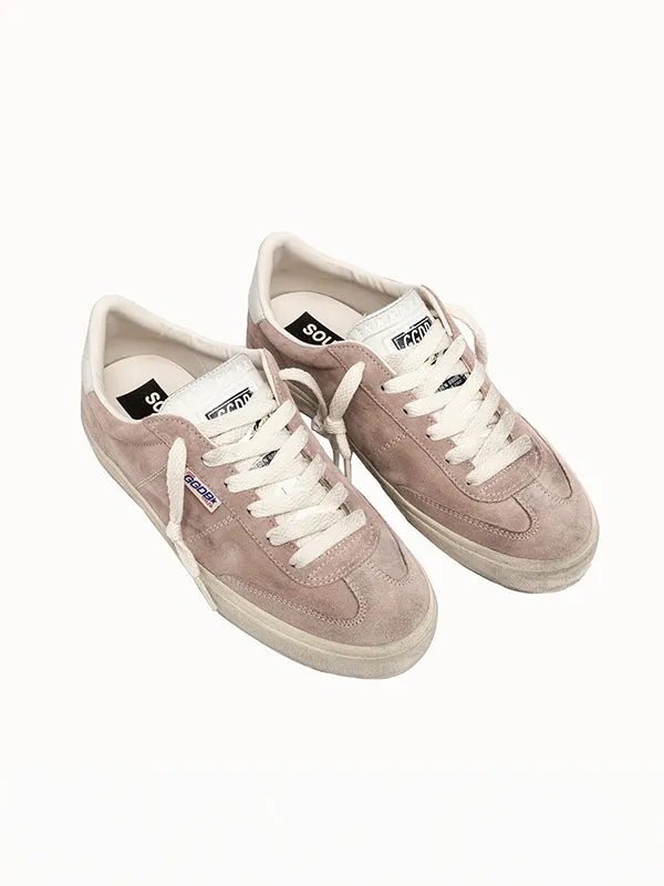 Soul-Star Suede Sneakers in Pink