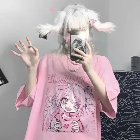 T-Shirt With Anime Girl