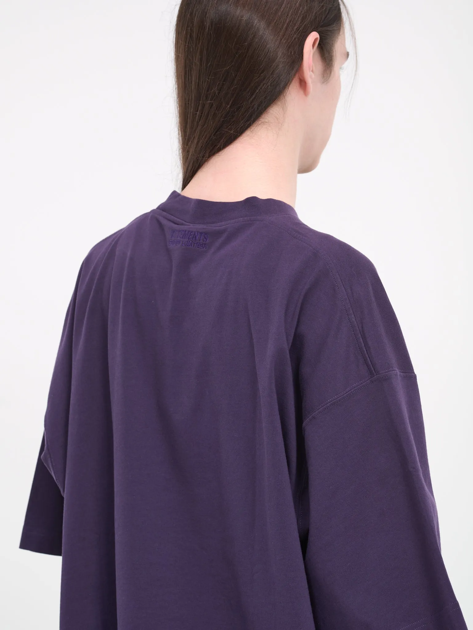 'Te Quiero' Logo Oversized Tee (UE64TR240P-PURPLE)