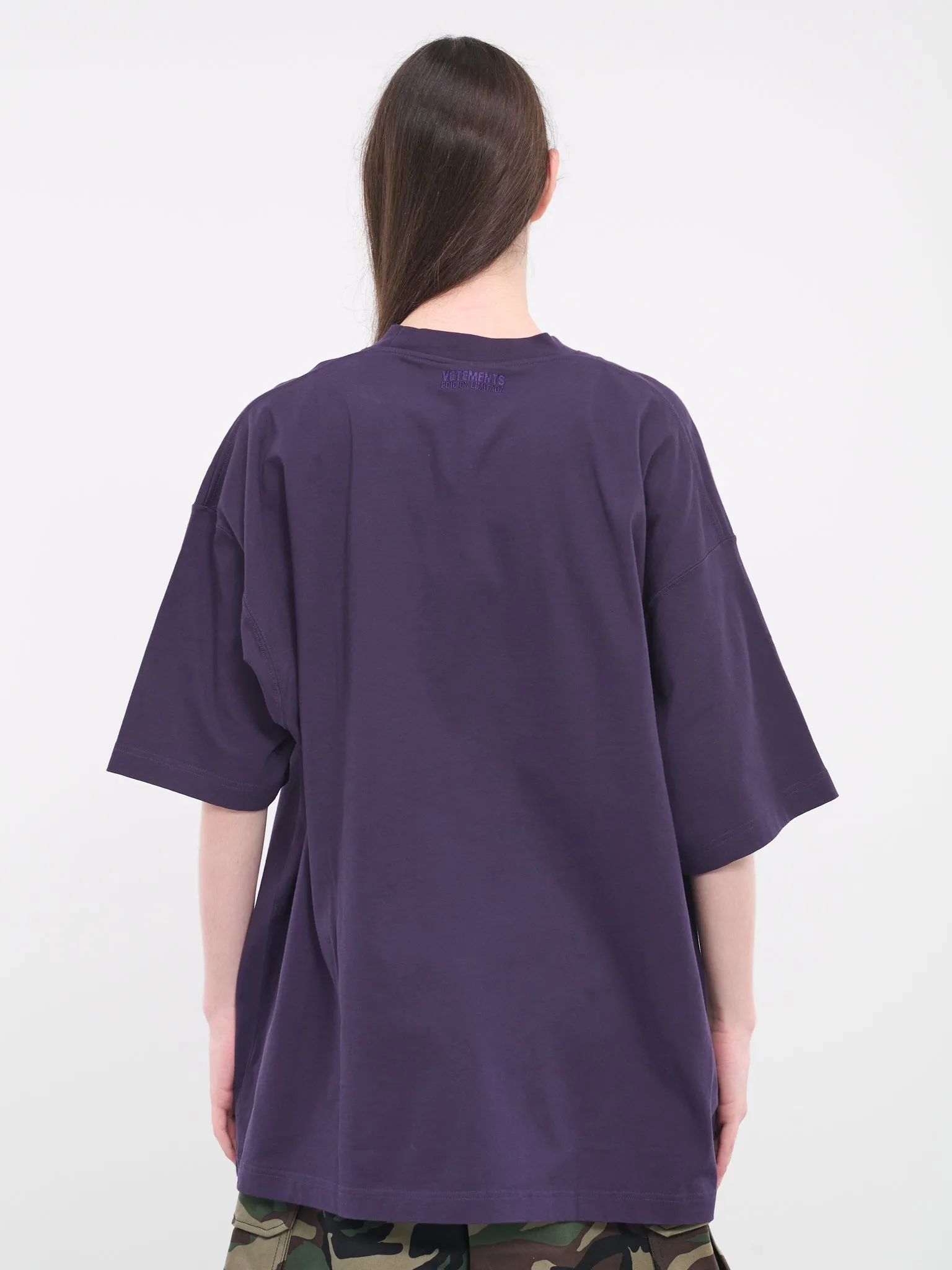 'Te Quiero' Logo Oversized Tee (UE64TR240P-PURPLE)