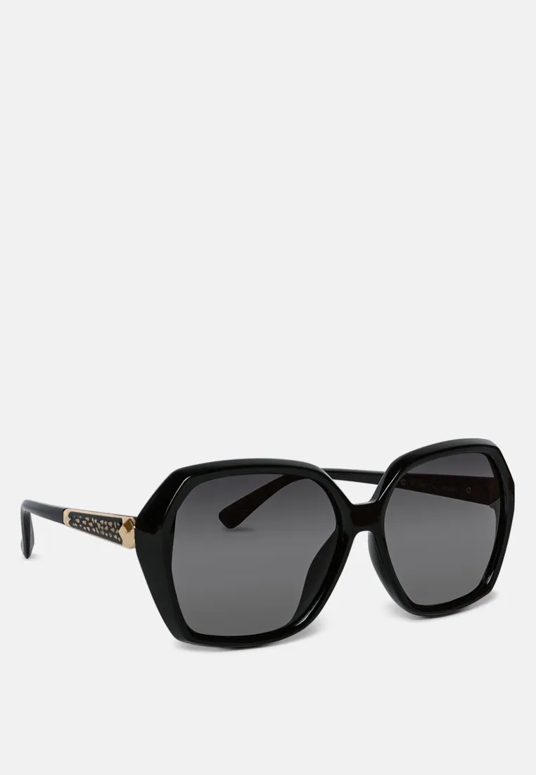 The Fierce Hexagonal Ombre Sunglasses