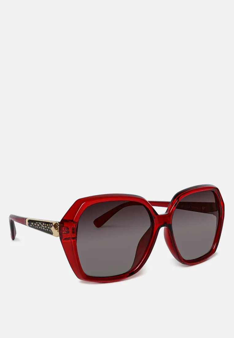 The Fierce Hexagonal Ombre Sunglasses