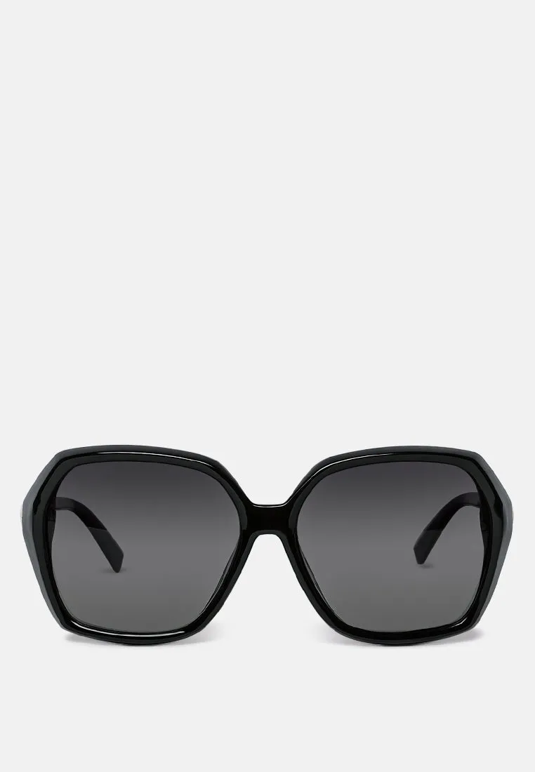 The Fierce Hexagonal Ombre Sunglasses