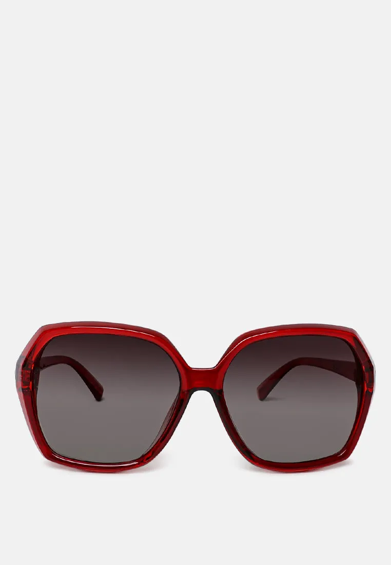 The Fierce Hexagonal Ombre Sunglasses